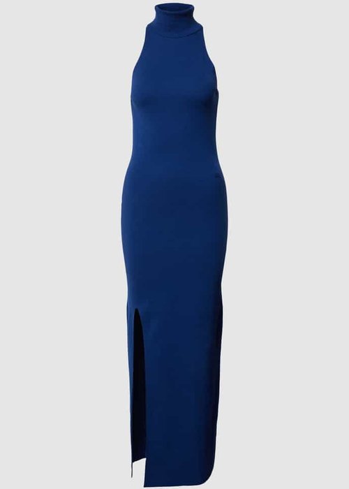 G-Star RAW maxi-jurk met col blauw
