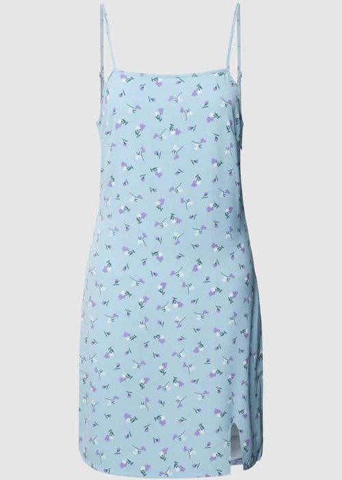 Noisy May Clara mini-jurk met all-over motief lichtblauw