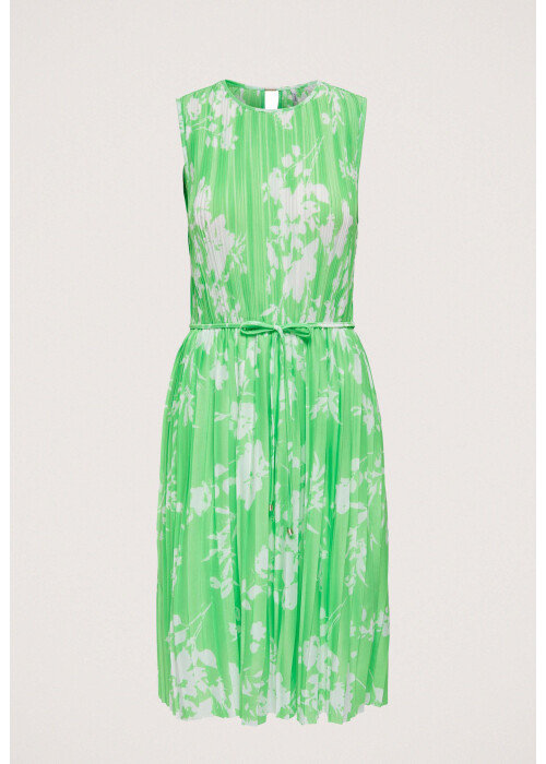 ONLY Elema plissé jurk groen